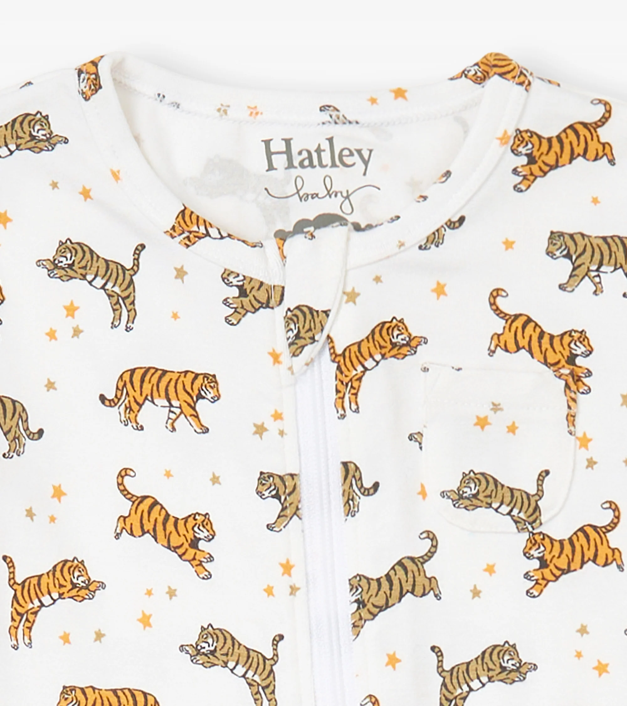 Baby Boys Celestial Tigers Bamboo Sleeper - Image 5